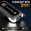 Portable Jump Starter Power Bank Fast Charging LED Light Car Battery Charger Truck & Motorcycle Peak Current 2500A