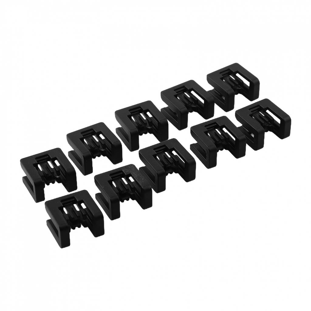 10xWiper Hood Trim Deflector Panel Reset Clip For Nissan For Xtrail For Tiida