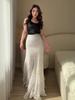 2026 Spring/Summer Polka Dot High Waist Fishtail Skirt - Women's Slimming and Trendy Design