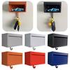 Multifunctional Wall Mount Key Rack with Opening Door Decorative Key Hanger  Wall Decoration
