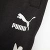 Puma Mens Lifestyle Series Bz Calligraphy Knitted Comfortable Fashion Casual Shorts Men shorts Black 62410301