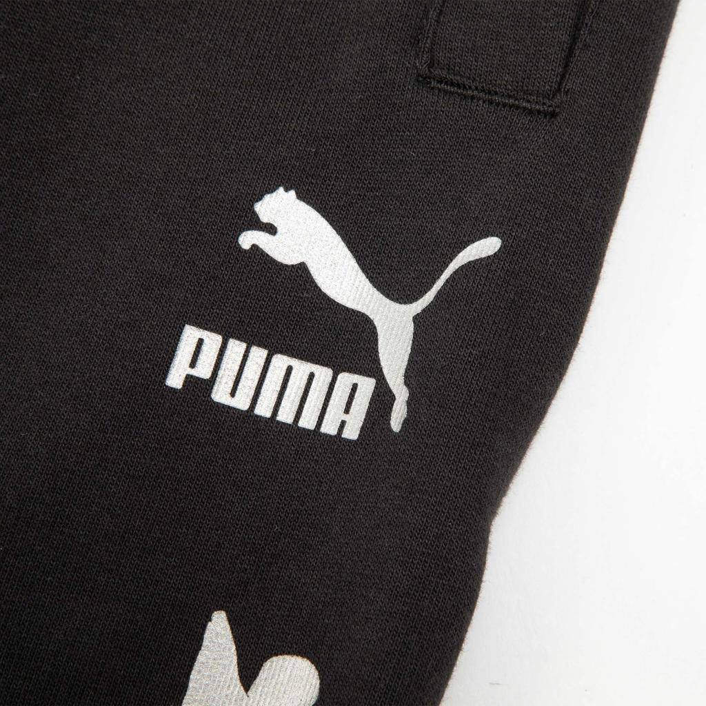 Puma Mens Lifestyle Series Bz Calligraphy Knitted Comfortable Fashion Casual Shorts Men shorts Black 62410301