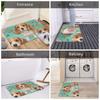 1pc Bedroom Mat Stylish Beagle Doormat Flannel Carpet for Entrance Home Decoration