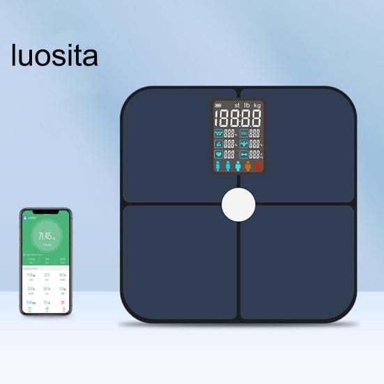 Vücut Yağ Ölçeği, Dijital Ekran, Tam Vücut Bileşimi Takibi, Akıllı Terazi, Kadın Erkek için Dayanıklı Elektronik Terazi