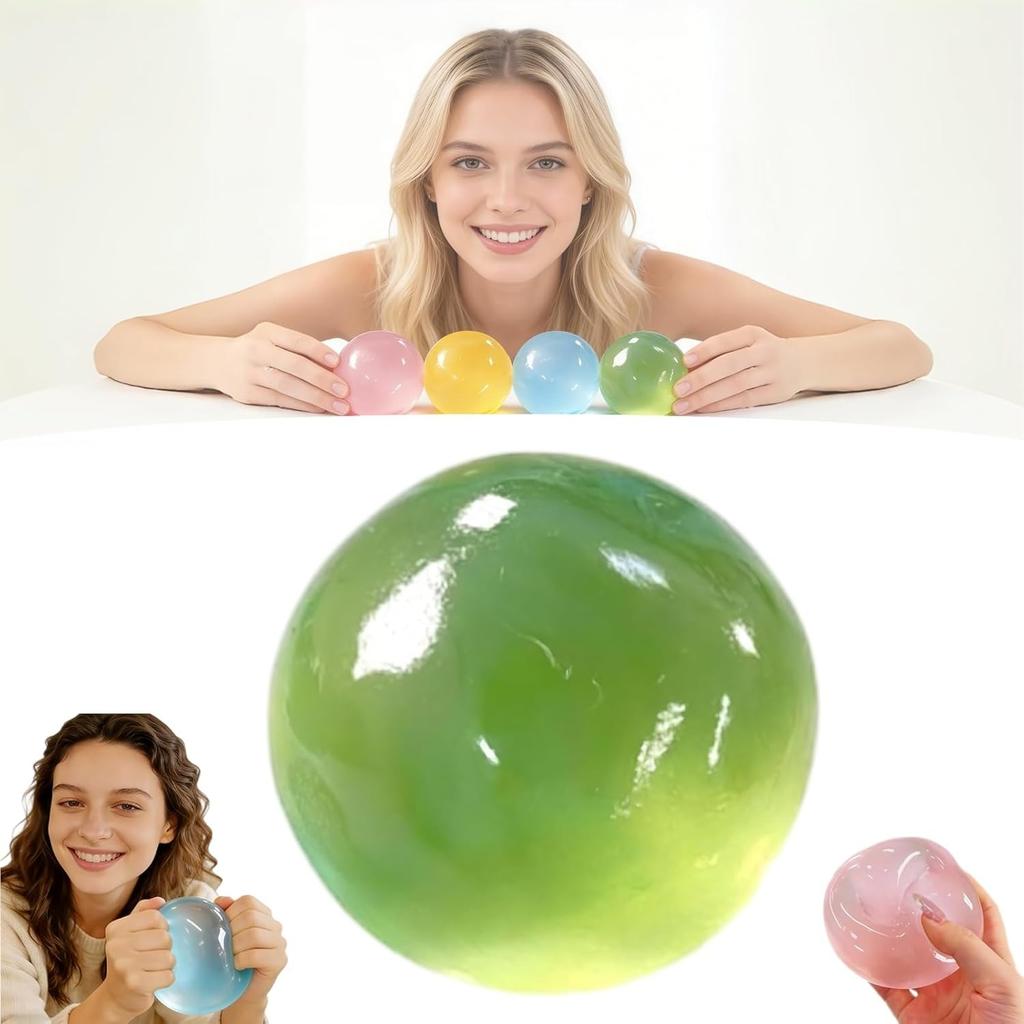 Handmade Coconut Oil Squishy Ball, Crunchy Fidget Slow Rising Portable Odorless Non, Sticky Coconut Oil Squishy for Easing Tension During