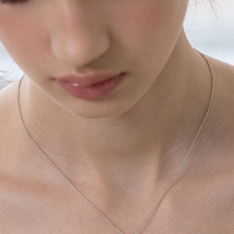 TATIANA (925 Silver) Gleam Rings Necklace NZ2462