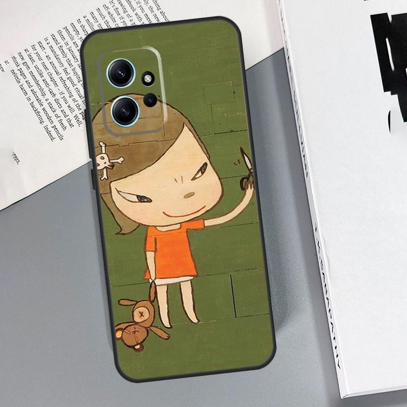 

Cartoon Aesthetic Yoshitomo Nara Case For Xiaomi Redmi Note 15 Pro 10 11 12 13 14 Pro Cover For Redmi 15C 15 14C 10C 12C 13C Redmi Note 10 4G