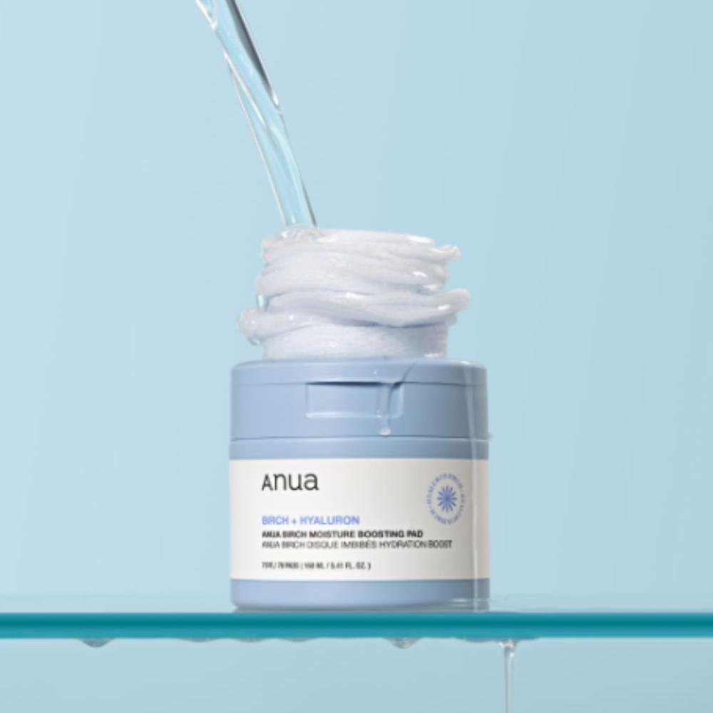 

ANUA Birch Moisture Boosting Pads 70pcs | Hydrating & Soothing Toner Pads
