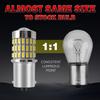 2PCS BA15S 1156 P21W LED Daytime Running Light Bulbs No Hyper Flash Canbus DRLs Car Headlamp City Lamp