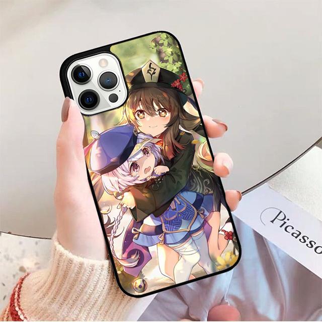 Genshin Impact Qiqi Phone Case For iPhone 17 Air 16 15 14 13 12 Pro Max Plus Max Cover Shell coque