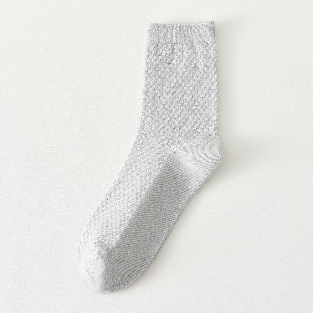 Herren Business-Socken aus Bambusfaser - Vielseitig, Atmungsaktiv, Wadenhoch, Schwarz, Lässig