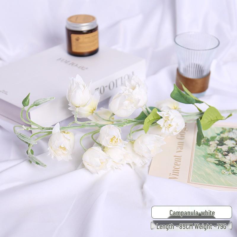 Cherry Blossom 4-Fork Silk Floral Branch for Wedding Arch Decor