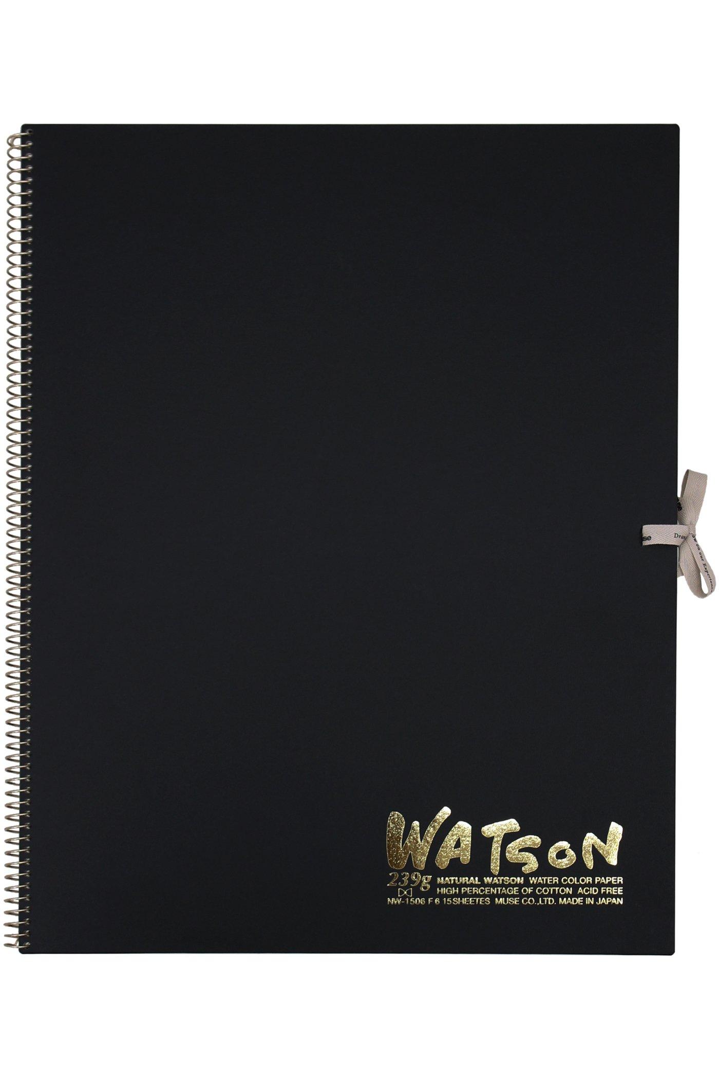 

Muse Watercolor Paper, Watson Book, F6, 239g, Natural, 15 Sheets, NW-1506, F6