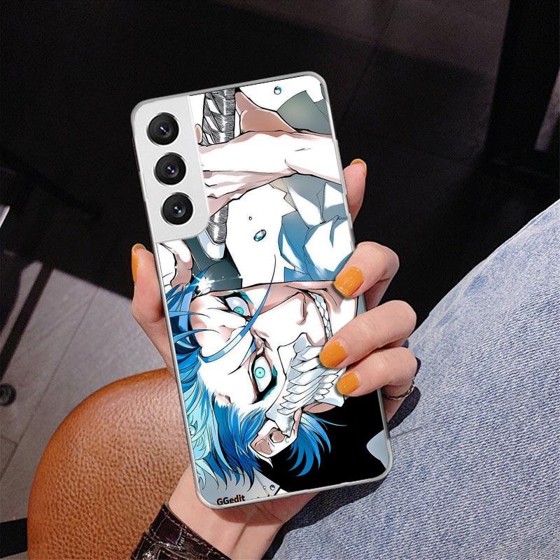Bleach Grimmjow Phone Case For Samsung Galaxy S24 S25 Edge S26 Ultra S23 S22 S21 Plus S20 FE + Personalized Print Cover Galaxy S