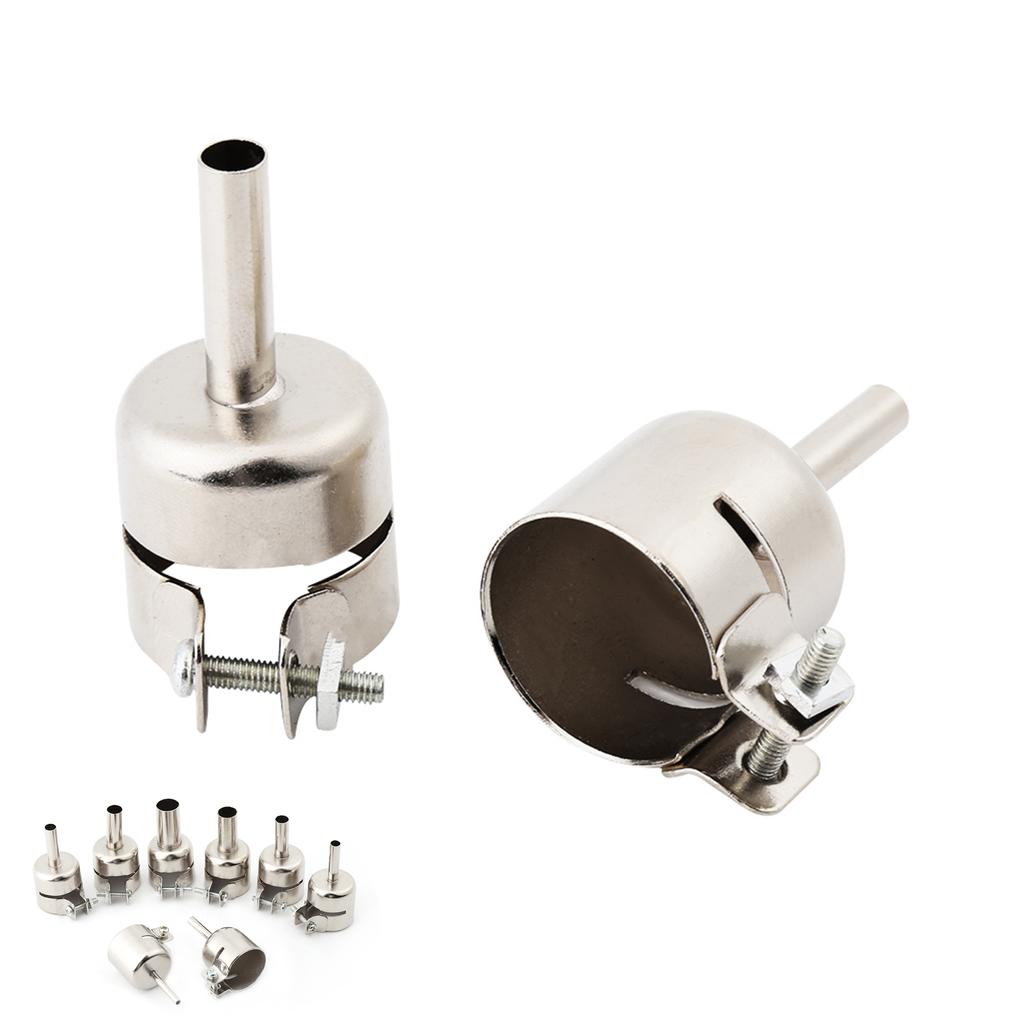 8pcs Set Heat Gun Nozzles Kits For Hot Air Soldering Station Repair Tools(3 4 5 6 7 8 10 12mm)