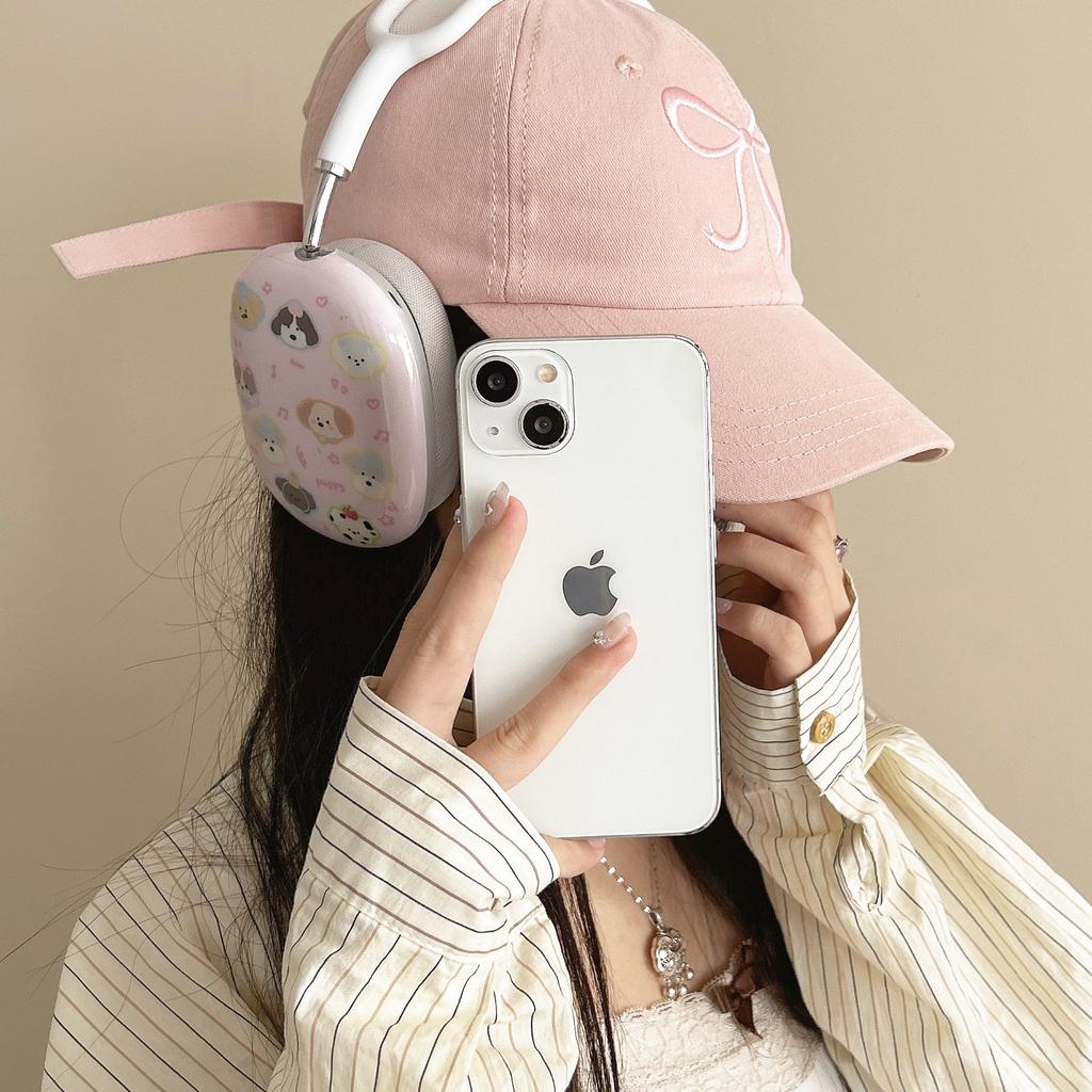 Cartoon Cute Dog for AirPods Max Protective Case Apple Headgear Earmuffs Earphone Case