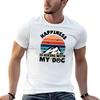 Happiness is a day spent hiking with my dog TShirt Casual Loose Daily Wear TShirt