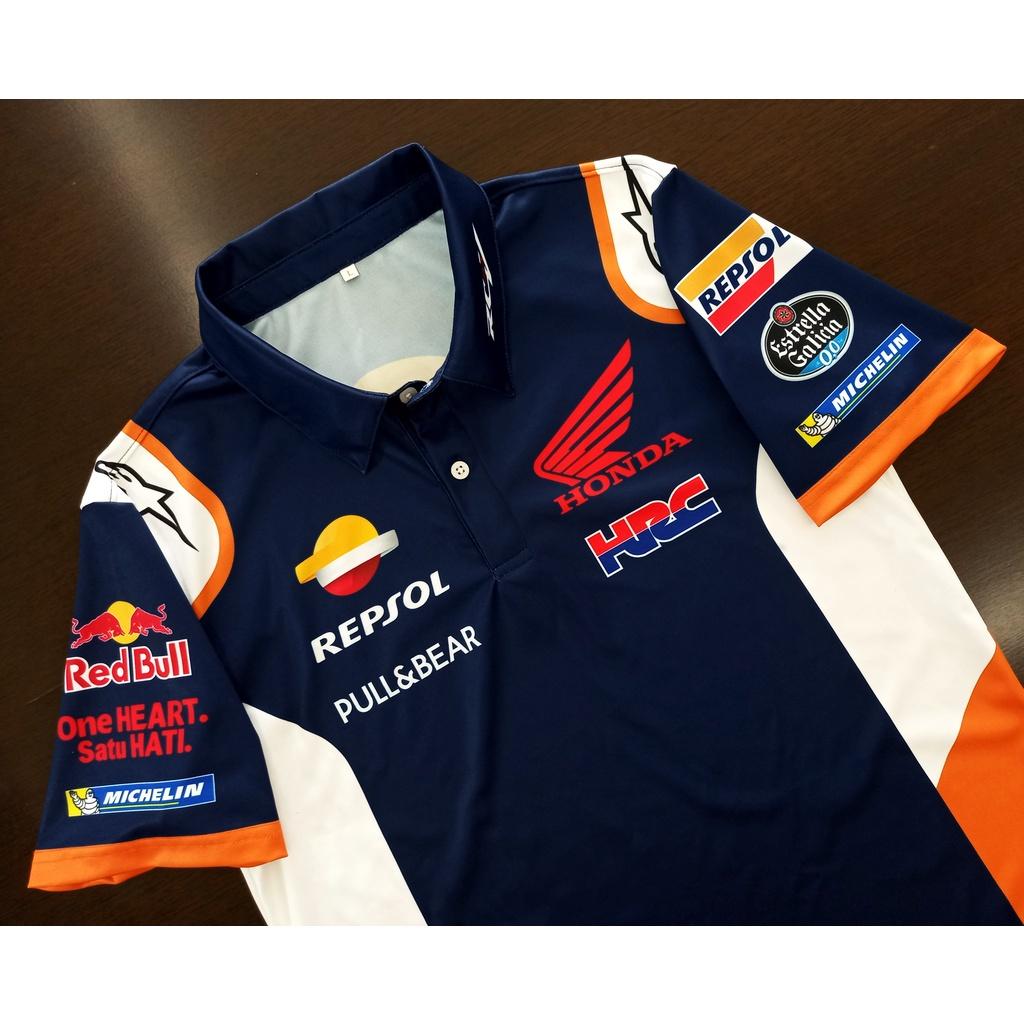 Poloshirt MotoGP Motorrad Racing Kurzarm 3D Druck Polyester Spandex Männer Frauen Unisex