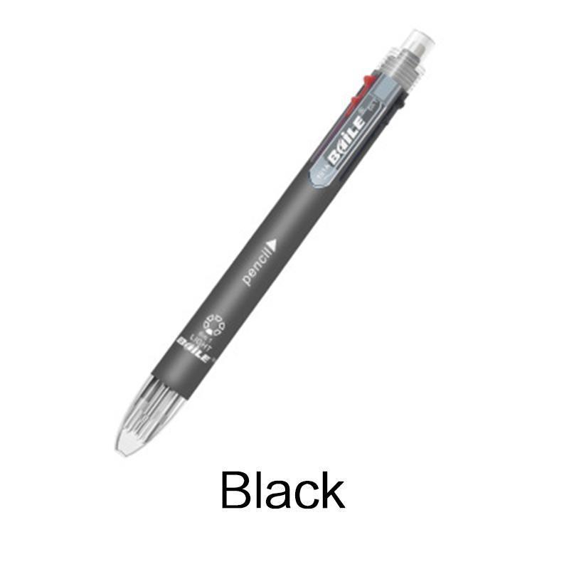 

STONEGO Creative Ballpoint Pen Color Retractable Ballpoint Pen Stationery Pen 6 in 1