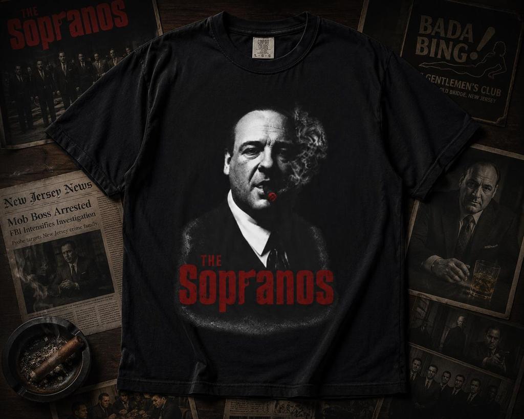 Comfort Colors® Vintage The Sopranos Mafia Graphic Shirt