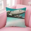 SSwissair Cushion Cover Pillow Case Soft Friendly Fabric  Concealed Zipper