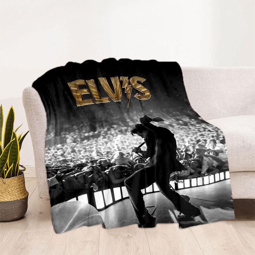 Elvis Presley Performance Blanket Ultra-Soft Suitable for Seaside Picnics Sofa for All Occasions Modern Best Holiday Gift for Friends Family