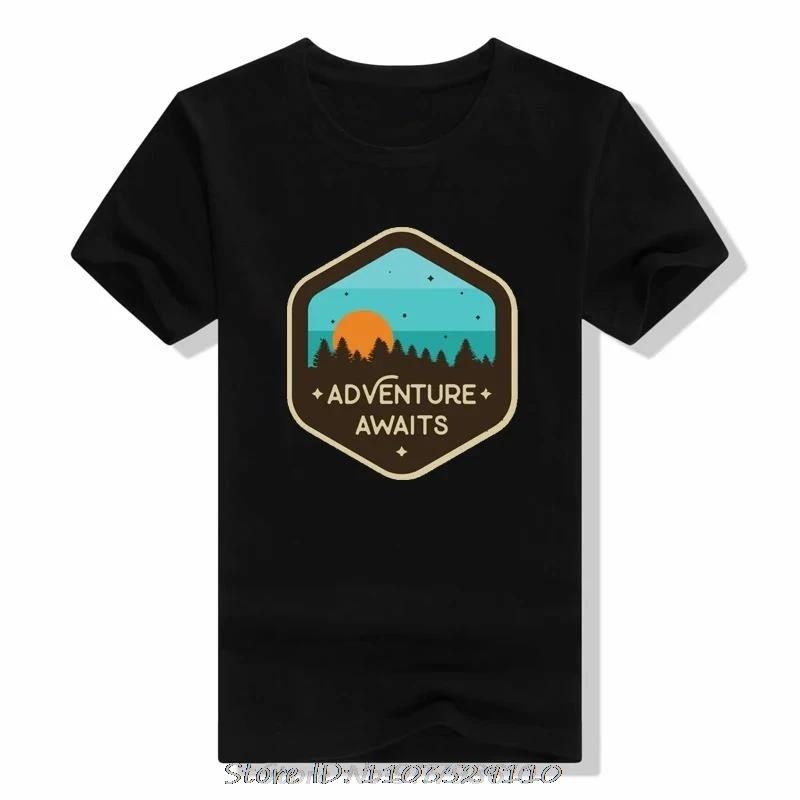 Eat Sleep Travel Repeat Mountains T-shirt Unisex Adventure Hiking Tshirt Summer Outdoor Casual Graphic Tees Tops T Shirt Tops