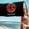 Vampire Bat B-Bacardis Microfiber Blanket Quick Drying Beach Towels Oversized Printing Super Absorbent Pool Towel Blanket