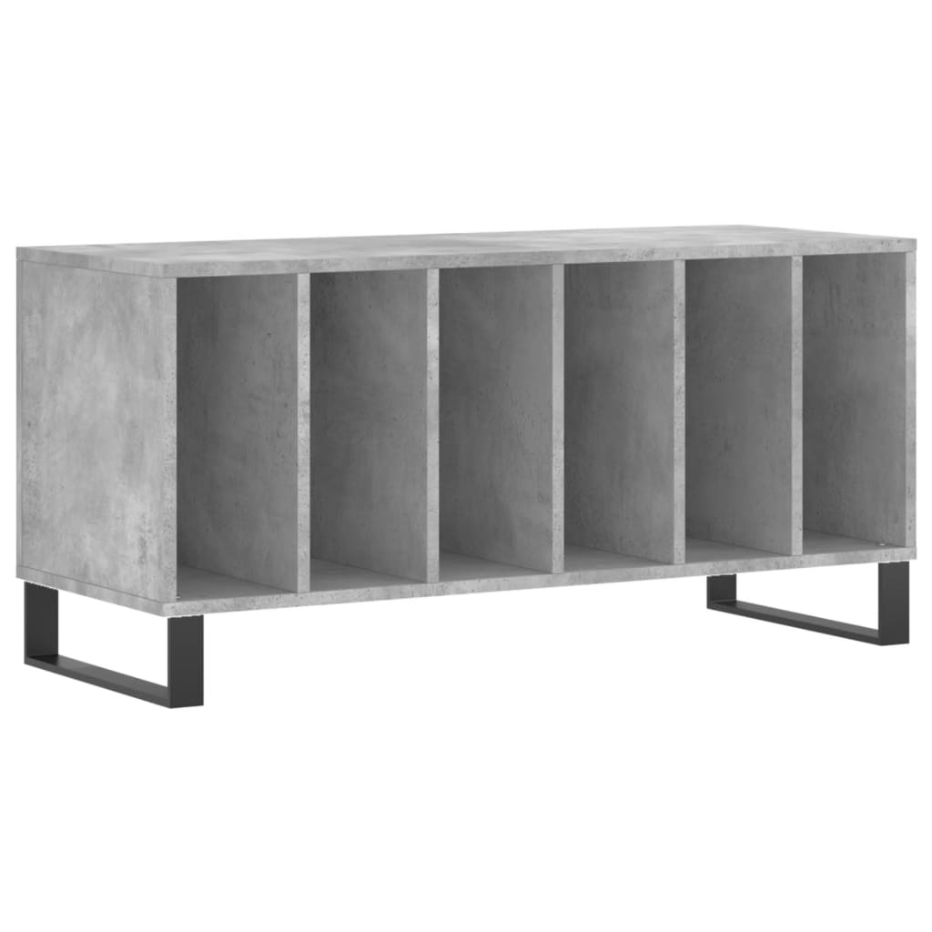 Record Cabinet Concrete Grey 100 x 38 x 48 cm Particleboard