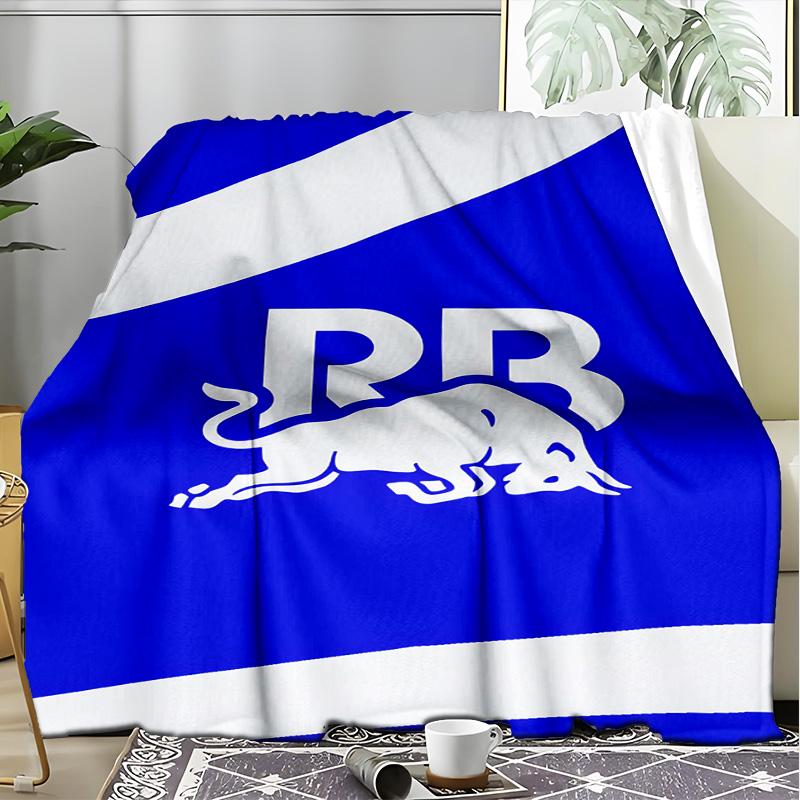 1PC Bulls Flannel Blanket, Use for Birthday/Holiday Gift, Soft Blanket for Sofa/Bed/Camping/Office/Tourism Use,All Seasons
