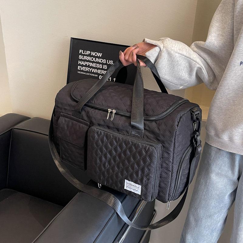 New short-distance travel bag, men's handbag, business trip luggage bag, women's lightweight storage bag, large-capacity yoga fitness bag