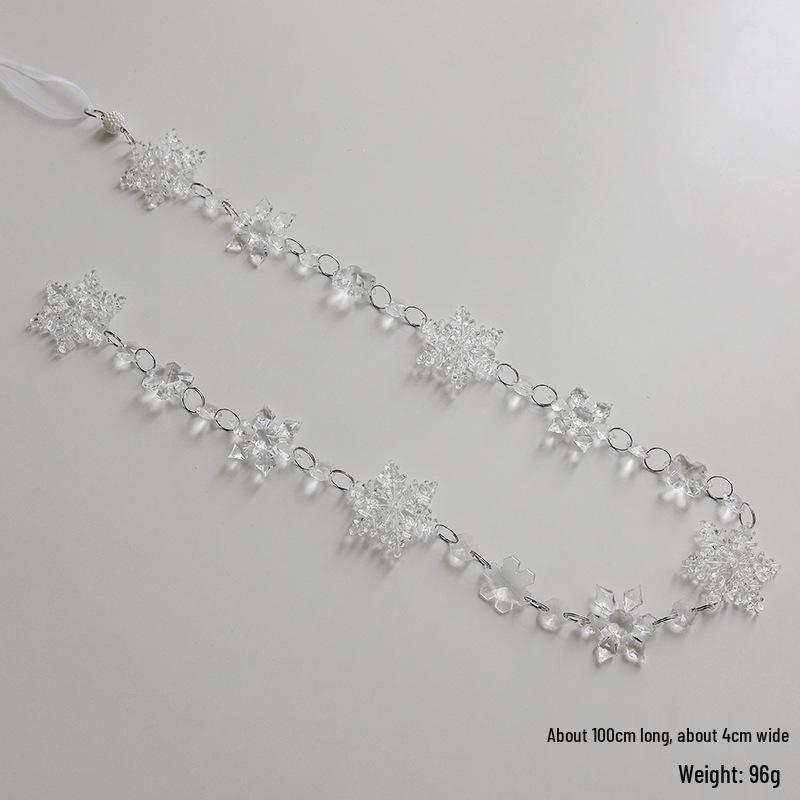 NUCHI Acrylic Snowflake Decorations: Creative Christmas Tree Ornaments