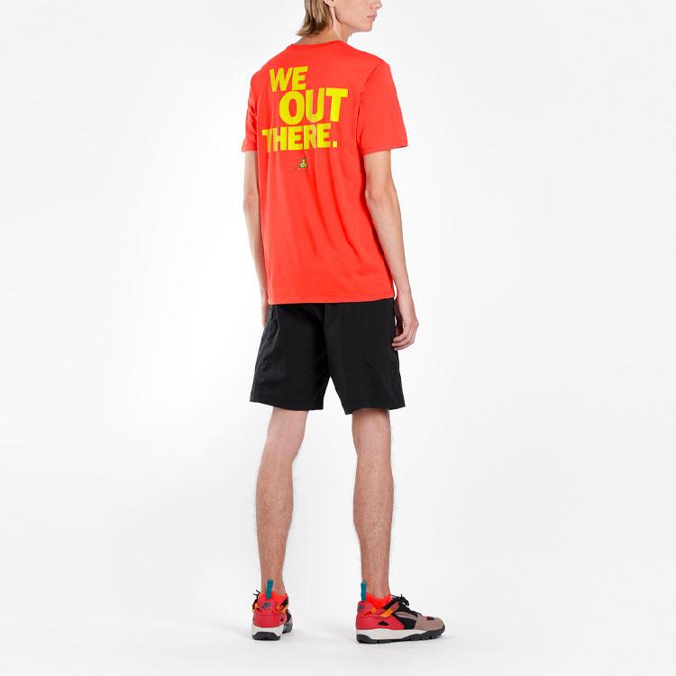 Nike ACG Back Print Short Sleeve T-Shirt Men Tops Red AQ3951-634