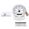 Custom Universal 85mm GPS Speedometer Digital Gauge 30 60 120 200 KMH Odometer For Marine Boat Car ATV With GPS Antenna Red LED