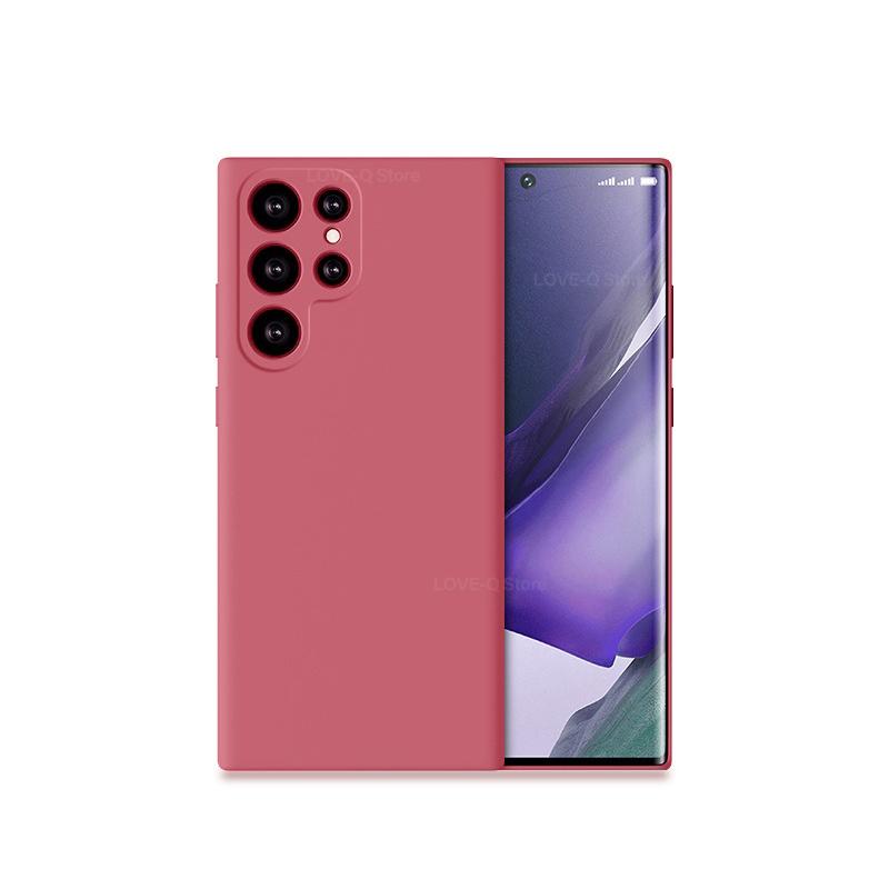 Für S25 Ultra Plus Hülle Luxus Flüssigsilikon Weiche TPU Hülle Für Samsung Galaxy S25 S24 S23 S22 Plus S25 Ultra S25Ultra Handyhüllen