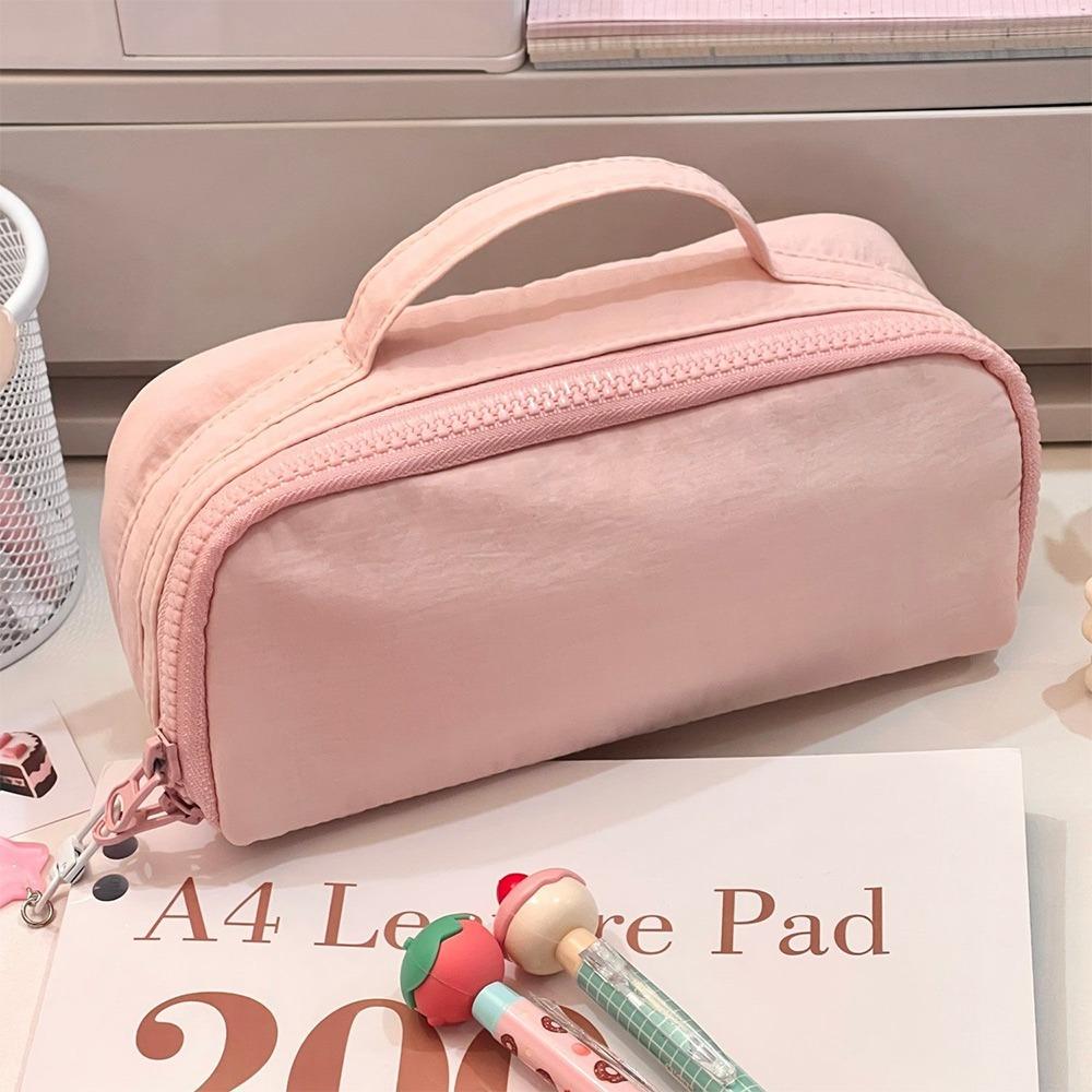 Multi-functional Dachshund Pencil Case Multi Layer Handheld Stationery Pouch Large Capacity Pen Bag Students