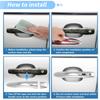 Door Handle Cover Protector For Nissan Sentra Altima X-Trail Qashqai Chrome New