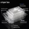 Disposable Transparent Rectangular Food Containers