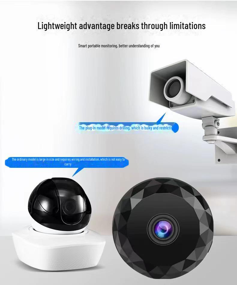 1080P HD trådløst smart hjemmekamera med WiFi-fjernovervåking