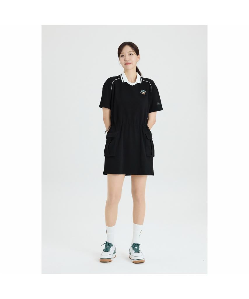 Goldeunbeeo (W) Pique Polo Collar One-Piece G5Uam26231Bkx
