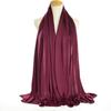 Hijab Jersey Schal Weicher Fester Schal Kopftuch Foulard Femme Kleidung Arabische Wickelkopftücher