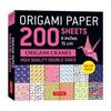 Origami Paper 200 Sheets Cranes 6 (15 Cm) Tuttle Double-sided Printed 12 Designs (Instructions 5 Projects Included) Studio