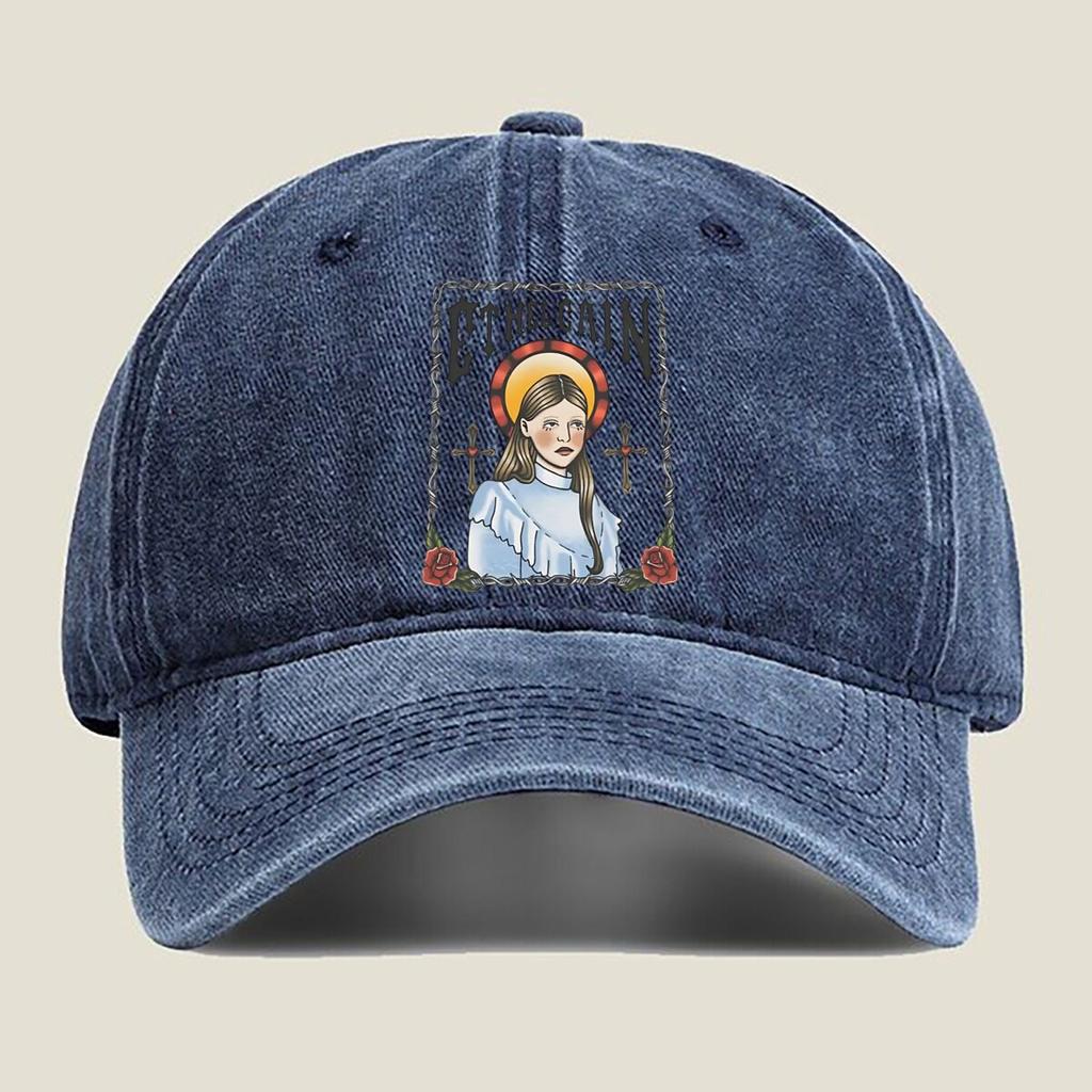 Ethel Cain Portrait Fashion Washed Baseball Cap Hat Outdoor Activities