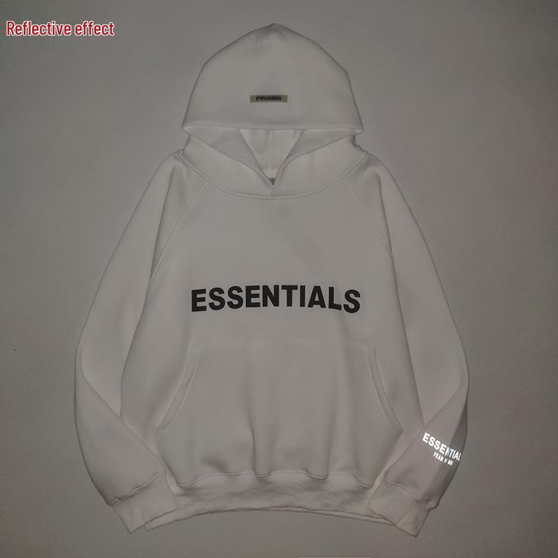 Essentials European & American Trendy Unisex Hoodie - Loose Fit Fleece Sweatshirt