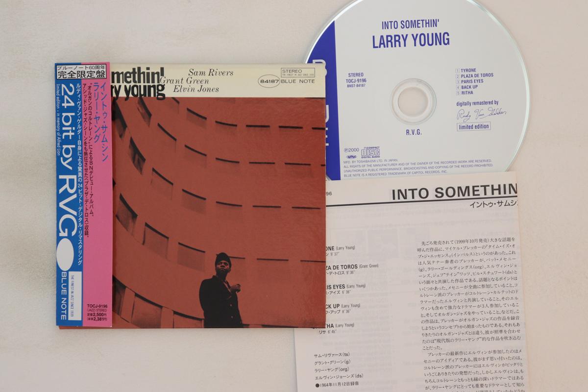 

CD LARRY YOUNG - Into Somethin TOCJ9196 BLUE NOTE 2000 Japan Obi Jazz Used