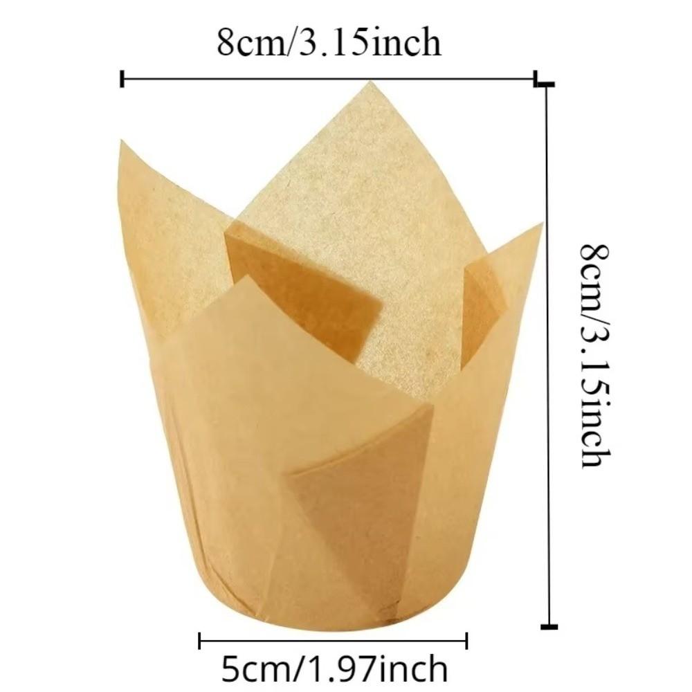 New DIY Cake Muffin Cups Bakeware Pastry Tools Cupcake Liners Tulip Baking Cup Party Supplies