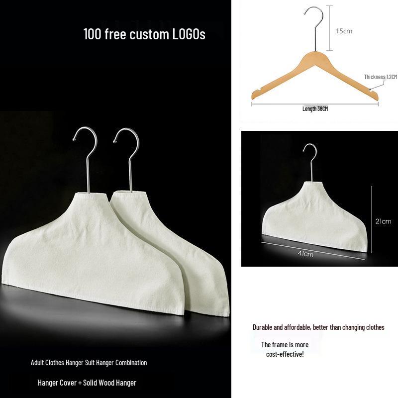 Protiskluzová ramínka z bavlny a lnu s prachotěsným látkovým potahem, proti sklouzávání z ramen, nezanechávají stopy, všestranná