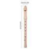 German Style C Key 8 Hole Wooden Descant Recorder Adults Beginners with Handbag
