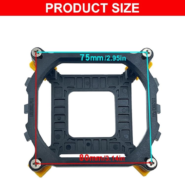 Quick Install CPU Retention Bracket Universal Processor Support Cooling Solution ABS Gaming Hardware for 1150/1151/1155