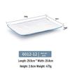 Melamine Rectangular Imitation Porcelain Plate for Hot Pot, Sushi, BBQ & Hotel Tableware.